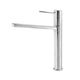 miscelatore da appoggio / in ottone cromato / da cucina / 1 foro