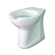 WC da appoggio / in ceramica / per struttura sanitaria / ovale