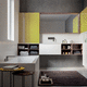 mobile da bagno contemporaneo / per uso residenziale / in legno / laccato