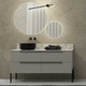 mobile lavabo da appoggio / in ceramica / in terrazzo / contemporaneo