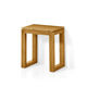 sgabello contemporaneo / in legno / da bagno / marrone