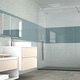 piastrella in gres porcellanato / levigata / da interno / da bagno