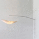 applique contemporanea / da interno / in acciaio / in carta giapponese