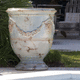 vaso da giardino in laterizio / rotondo