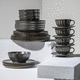 servizio da tavola in ceramica / contract / per uso domestico