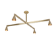 plafoniera contemporanea / in ottone / LED / da interno