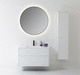 mobile lavabo sospeso / in MDF / in Solid Surface / contemporaneo