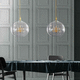 lampada a sospensione / in ottone / contemporanea / con cavo