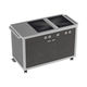cucina mobile / contemporanea / in acciaio inox / con impugnature