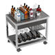 carrello per bibite / contract / in acciaio inox