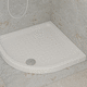 piatto doccia d'angolo / in ceramica / antiscivolo / per uso residenziale