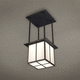 luce a sospensione / LED / quadrata / IP20