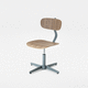 sedia da ufficio contemporanea / da interno / in legno / in metallo
