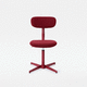 sedia da ufficio contemporanea / da interno / in tessuto / con supporto in alluminio