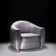 poltrona contemporanea / in pelle / in tessuto / in rovere