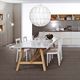 tavolo contemporaneo / in frassino / in marmo / rettangolare
