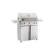 barbecue a gas / mobile / in acciaio inossidabile / con contenitore
