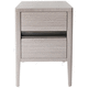 comodino contemporaneo / in legno massiccio / con supporto in legno massiccio / quadrato