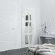 porta da interno / in legno / battente / contemporanea
