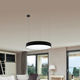 luce a sospensione / LED / a lampada fluorescente / rotonda