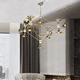 lampada a sospensione / in ottone placcato oro / design originale / con cavo