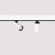 faretti a binario LED / in alluminio / professionale / per uso contract