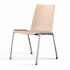 sedia contemporanea / da interno / in legno / in polipropilene