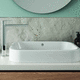 miscelatore per lavabo / da appoggio / in ottone cromato / da bagno