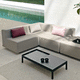 divano d'angolo / contemporaneo / da esterno / da giardino