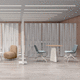 paravento contemporaneo / in alluminio / in acciaio / contract