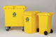 portarifiuti contenitore / in plastica / con ruote / contemporaneo