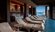 chaise longue contemporanea / in legno / per centro benessere