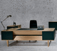 scrivania direzionale / contemporanea / in legno / contract