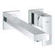 miscelatore per lavabo / da parete / in metallo / da bagno