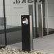 portarifiuti pubblico / in acciaio / in acciaio inox / contemporaneo