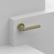 maniglia per porta / in ottone / contemporanea / per uso residenziale