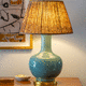 lampada da tavolo / in ceramica / in maiolica / contemporanea