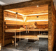 sauna finlandese / per uso residenziale / in picea / da interno