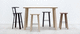 tavolo alto classico / in legno / rettangolare / professionale