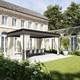 pergola bioclimatica / autoportante / in alluminio / in acciaio galvanizzato
