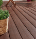 listone per esterno in legno composito / aspetto legno / contract / PEFC