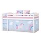 letto a soppalco / singolo / contemporaneo / per bimba