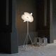 lampada da terra / in alluminio / in acciaio / contemporanea