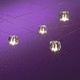 illuminazione su cavi LED / altre forme / in cristallo / da interno