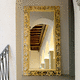 specchio da terra / contemporaneo / rettangolare / in metallo