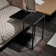 tavolo d'appoggio contemporaneo / in rovere / in noce / in legno laccato