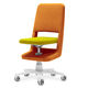 sedia da ufficio design originale / da interno / in tessuto / con supporto in metallo
