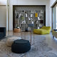 libreria contemporanea / in legno laccato