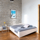 letto matrimoniale / contemporaneo / d'angolo / in compensato