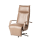 poltrona relax contemporanea / in pelle / con poggiapiedi / reclinabile